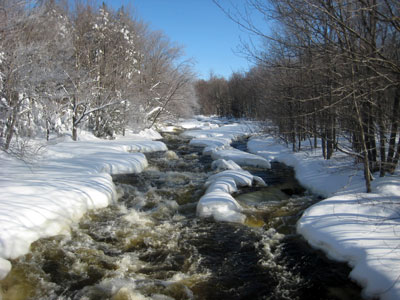 West Canada Creek in the winter